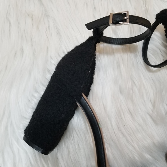 Call It Spring Black Chunky Heel Open Toe Sandals Adjustable Ankle Straps.8.5 - Picture 8 of 17